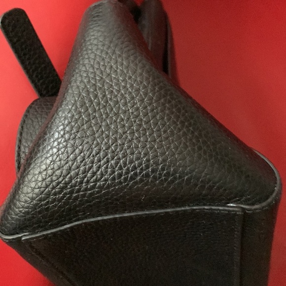 NWOT Tory Burch Thea Black Pebbled Leather Mini Backpack Bag - Picture 8 of 13